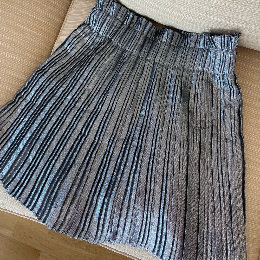 Gray reflective Zara skirt
